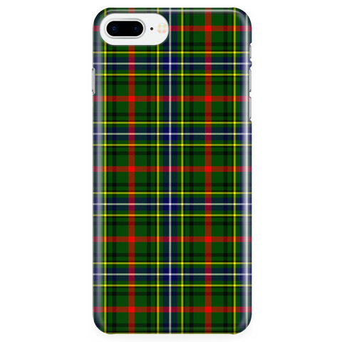 Image of Bisset Pattern Scottish Plaid Tartan Phone Case - shirtskishirt