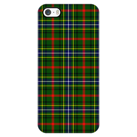 Image of Bisset Pattern Scottish Plaid Tartan Phone Case - shirtskishirt