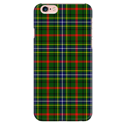 Image of Bisset Pattern Scottish Plaid Tartan Phone Case - shirtskishirt