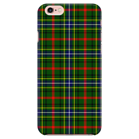 Image of Bisset Pattern Scottish Plaid Tartan Phone Case - shirtskishirt