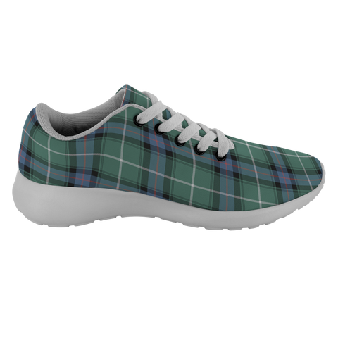 Image of Tartan Sneakers - MacDonald Of The Isles Hunting Ancient Scotland | Unisex Tartan Running Shoes | Sneakers Men & Women Tartan Shoes