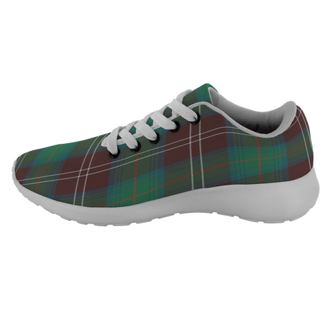 Image of ScottishShop Tartan Sneakers Chisholm Hunting Ancient Scotland Tartan Running Shoes - shirtskishirt