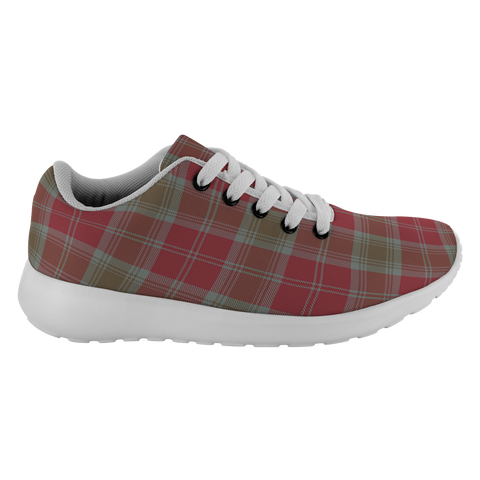 Image of Tartan Sneakers - Lindsay Weathered Scotland | Unisex Tartan Running Shoes | Sneakers Men & Women Tartan Shoes