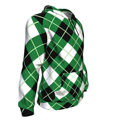 Image of Argyle Diagonal Diamond ScottishShop Tartan Hoodie - shirtskishirt