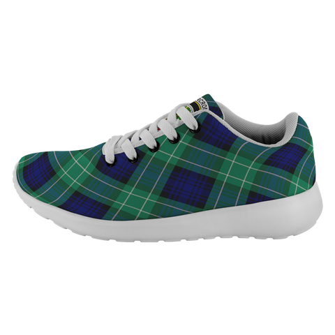 Image of ScottishShop Tartan Sneakers Abercrombie Scotland Running Shoes - shirtskishirt