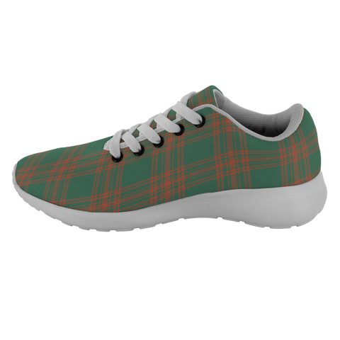 Image of Tartan Sneakers - Menzies Green Ancient Scotland | Unisex Tartan Running Shoes | Sneakers Men & Women Tartan Shoes