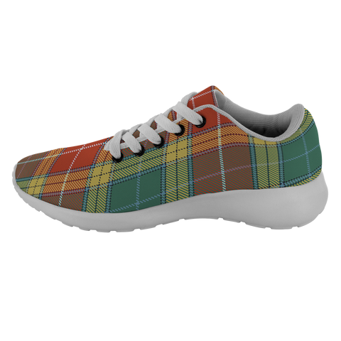 Image of ScottishShop Tartan Sneakers Buchanan Old Sett Scotland Running Shoes - shirtskishirt