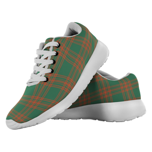 Tartan Sneakers - Menzies Green Ancient Scotland | Unisex Tartan Running Shoes | Sneakers Men & Women Tartan Shoes