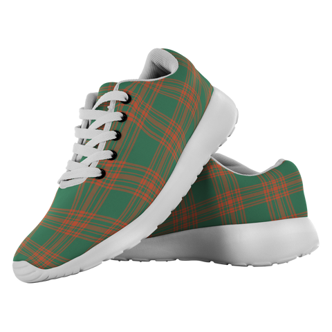 Image of Tartan Sneakers - Menzies Green Ancient Scotland | Unisex Tartan Running Shoes | Sneakers Men & Women Tartan Shoes