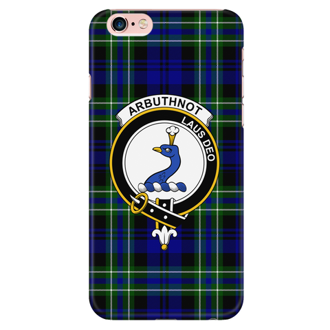 Image of Arbuthnot Scottish Clan Tartan Phone Case - shirtskishirt