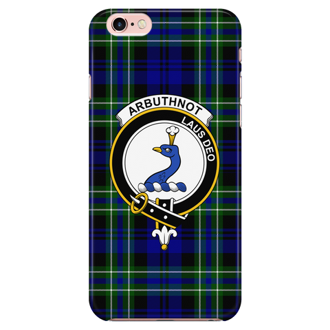 Image of Arbuthnot Scottish Clan Tartan Phone Case - shirtskishirt