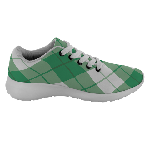 Image of ScottishShop Tartan Sneakers Bias Plaid Scotland Running Shoes - shirtskishirt