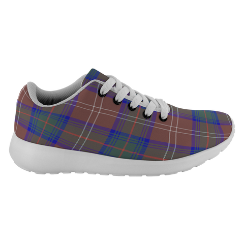 Image of ScottishShop Tartan Sneakers Chisholm Hunting Modern Scotland Tartan Running Shoes - shirtskishirt