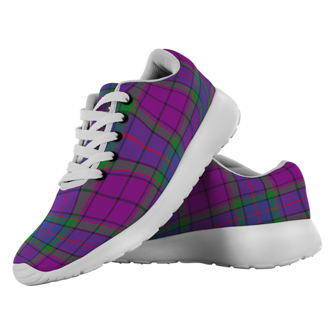 Image of Tartan Sneakers - Wardlaw Scotland | Unisex Tartan Running Shoes | Sneakers Men & Women Tartan Shoes