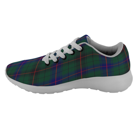 Image of ScottishShop Tartan Sneakers Davidson Modern Scotland Tartan Running Shoes - shirtskishirt