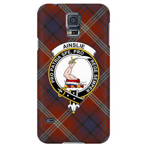 Ainslie Ancient Scottish Clan Tartan Phone Case - shirtskishirt