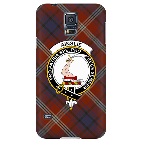 Image of Ainslie Ancient Scottish Clan Tartan Phone Case - shirtskishirt