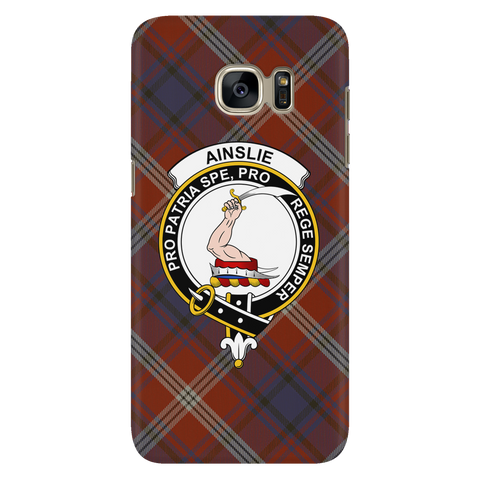 Image of Ainslie Ancient Scottish Clan Tartan Phone Case - shirtskishirt