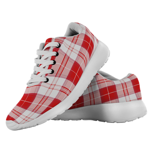 Tartan Sneakers - Maxwell Plaid Scotland | Unisex Tartan Running Shoes | Sneakers Men & Women Tartan Shoes