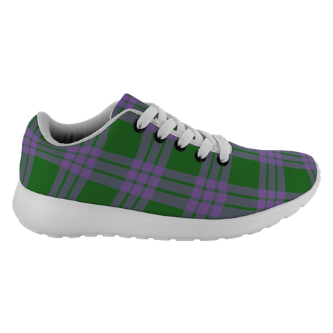 Image of ScottishShop Tartan Sneakers Elphinstone Scotland Tartan Running Shoes - shirtskishirt