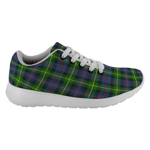 Image of ScottishShop Tartan Sneakers Farquharson Modern Scotland Tartan Running Shoes - shirtskishirt