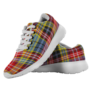 Tartan Sneakers - Ogilvie Of Airlie Ancient Scotland | Unisex Tartan Running Shoes | Sneakers Men & Women Tartan Shoes