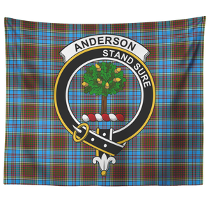 Wall Tapestry Anderson Tartan Clan Badge Scottish - shirtskishirt