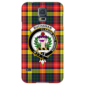 Buchanan Modern Scottish Clan Tartan Phone Case - shirtskishirt