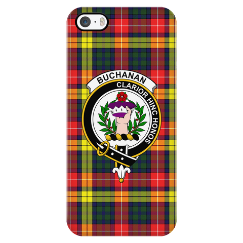 Image of Buchanan Modern Scottish Clan Tartan Phone Case - shirtskishirt