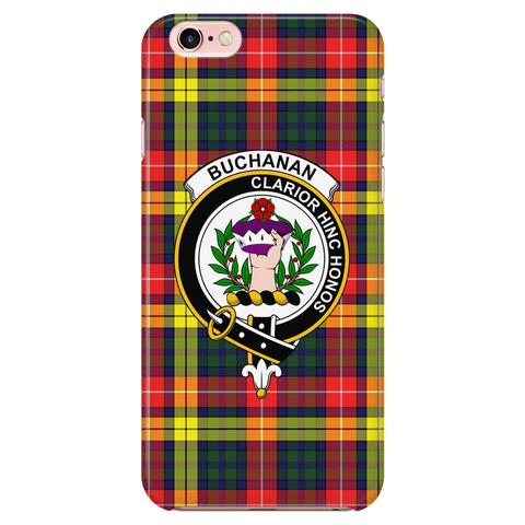 Image of Buchanan Modern Scottish Clan Tartan Phone Case - shirtskishirt