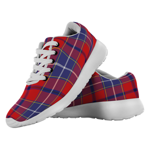 Tartan Sneakers - Wishart Dress Scotland | Unisex Tartan Running Shoes | Sneakers Men & Women Tartan Shoes