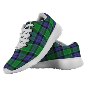 Tartan Sneakers - Graham Of Menteith Modern Scotland | Unisex Tartan Running Shoes | Sneakers Men & Women Tartan Shoes