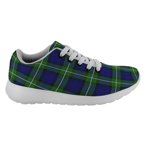 Image of ScottishShop Tartan Sneakers Forbes Modern Scotland Tartan Running Shoes - shirtskishirt