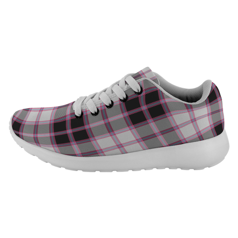 Image of Tartan Sneakers - MacPherson Hunting Modern Scotland | Unisex Tartan Running Shoes | Sneakers Men & Women Tartan Shoes