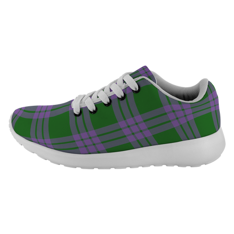 Image of ScottishShop Tartan Sneakers Elphinstone Scotland Tartan Running Shoes - shirtskishirt