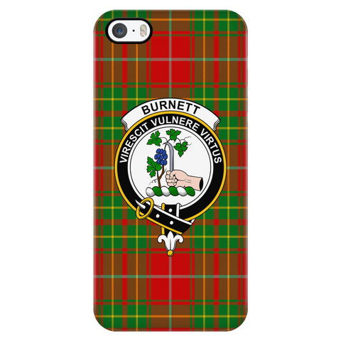 Image of Burnett Ancient Scottish Clan Tartan Phone Case - shirtskishirt