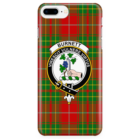 Image of Burnett Ancient Scottish Clan Tartan Phone Case - shirtskishirt