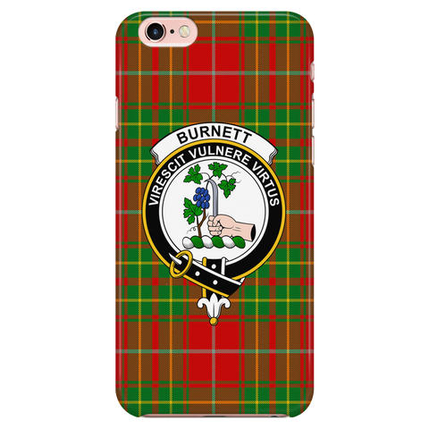 Image of Burnett Ancient Scottish Clan Tartan Phone Case - shirtskishirt