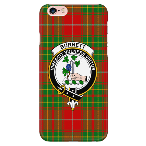 Image of Burnett Ancient Scottish Clan Tartan Phone Case - shirtskishirt