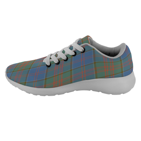 Image of Tartan Sneakers - Stewart Of Appin Hunting Ancient Scotland | Unisex Tartan Running Shoes | Sneakers Men & Women Tartan Shoes