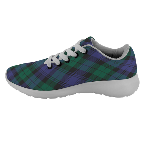 Image of ScottishShop Tartan Sneakers Blackwatch Modern Scotland Running Shoes - shirtskishirt