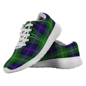 Tartan Sneakers - Sutherland Scotland | Unisex Tartan Running Shoes | Sneakers Men & Women Tartan Shoes