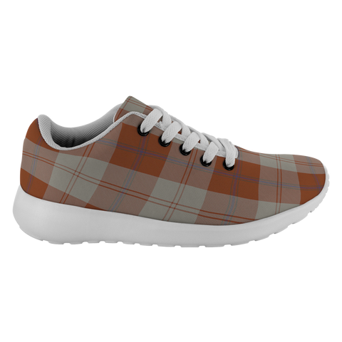 Image of ScottishShop Tartan Sneakers Davidson Dress Dancers Scotland Tartan Running Shoes - shirtskishirt