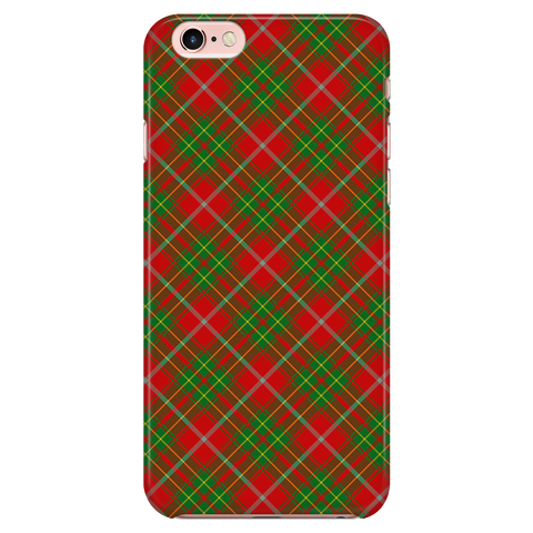 Image of Burnett Scottish Plaid Tartan Phone Case - shirtskishirt