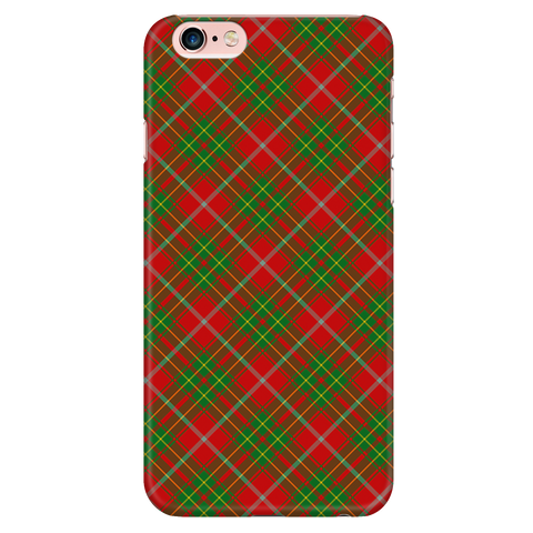 Image of Burnett Scottish Plaid Tartan Phone Case - shirtskishirt