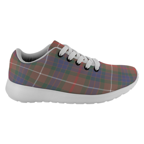 Image of ScottishShop Tartan Sneakers Fraser Hunting Modern Scotland Tartan Running Shoes - shirtskishirt