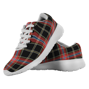 Tartan Sneakers - Norwegian Night Scotland | Unisex Tartan Running Shoes | Sneakers Men & Women Tartan Shoes