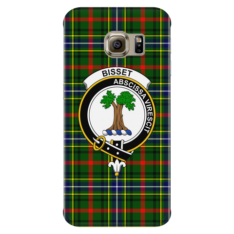 Image of Bisset Pattern Scottish Clan Tartan Phone Case - shirtskishirt