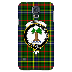 Bisset Pattern Scottish Clan Tartan Phone Case - shirtskishirt