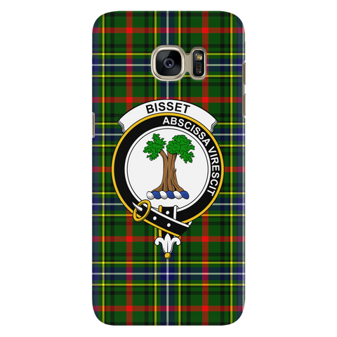 Image of Bisset Pattern Scottish Clan Tartan Phone Case - shirtskishirt